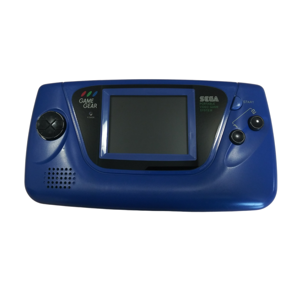 Sega Game Gear Blue 100 New Capacitors And Glass Screen Mcwill 31