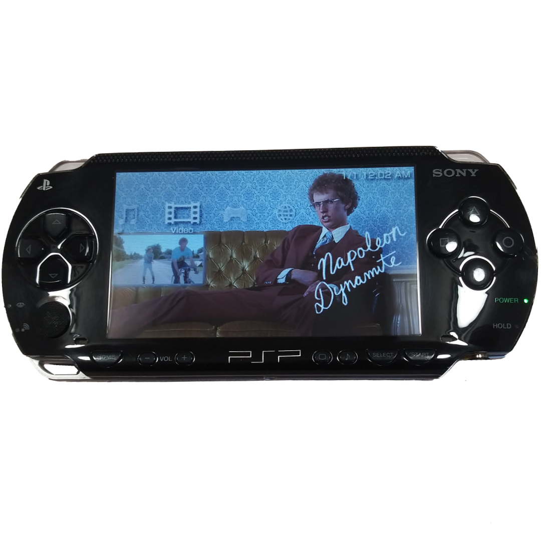 Black Sony PSP 1001 Handheld System w/ Carrying Case NEW UMD DRIVE