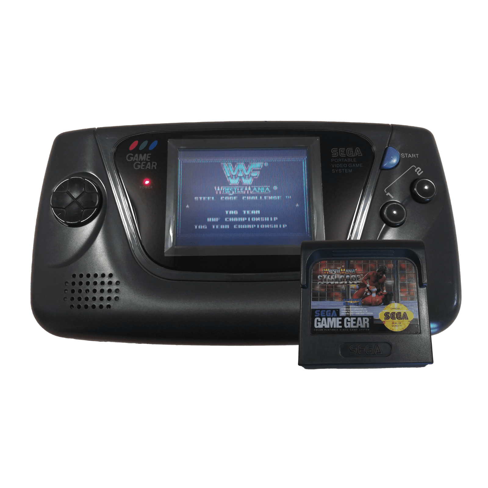 Sega Game Gear Console 100 New Capacitors And Glass Screen W Wwf Wrestlemania Gamegears4you 7877